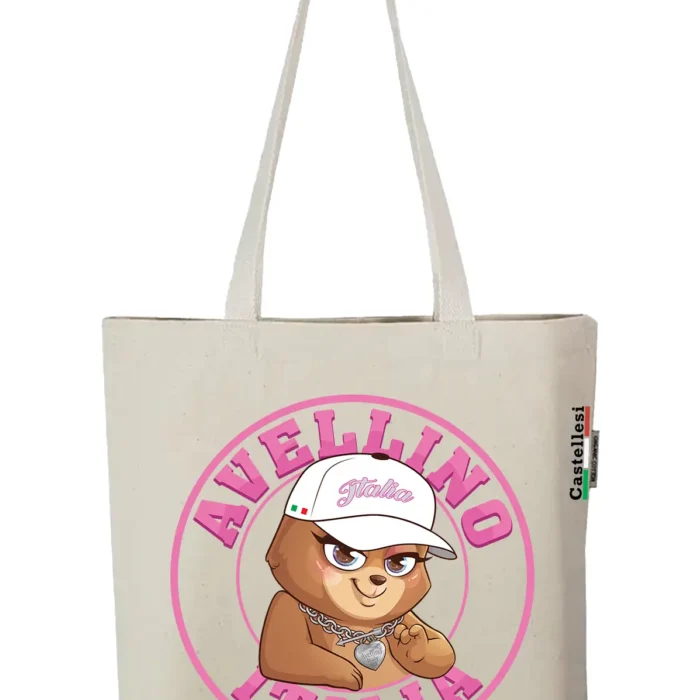 Avellino Bear Tote By Castellesi