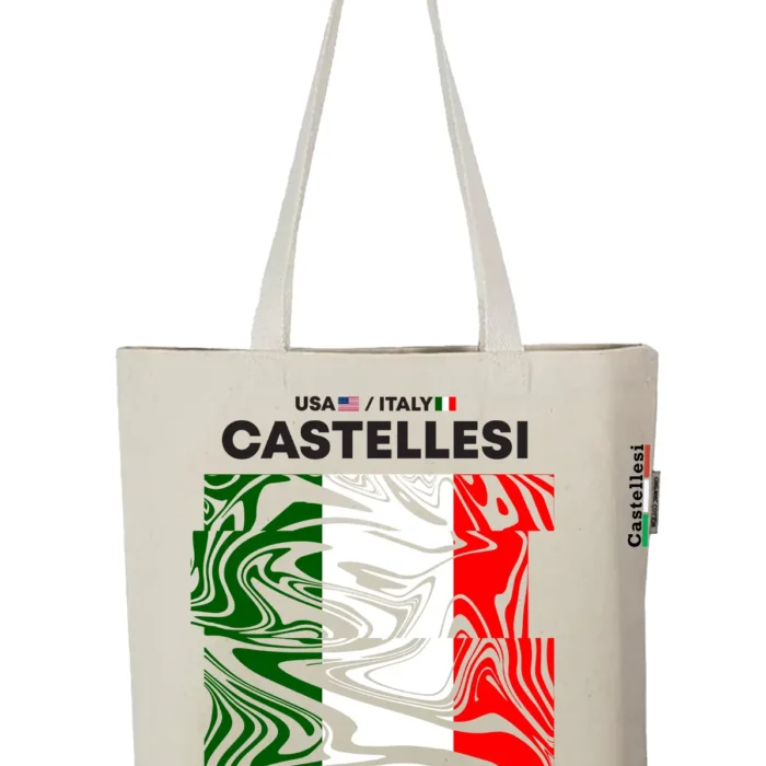 Castellesi Italian Flag Tote Bag