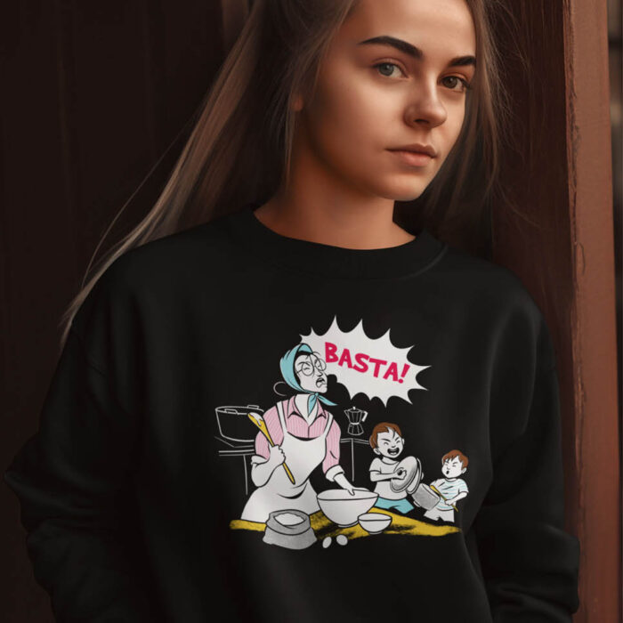 Make a Bold Statement with the Basta Sweatshirt Unisex